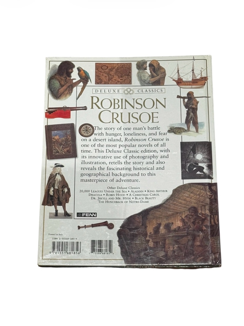 VTG DK Classics Robinson Crusoe (Deluxe Classics) 1998 Hardcover by Daniel Defoe - Picture 2 of 2